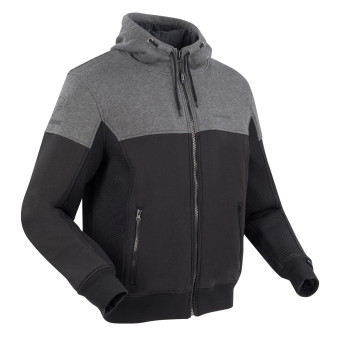 Cazadora moto Bering Hoodiz Vented Black Anthracite