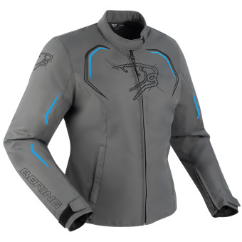Cazadora moto Bering Lady Dundy Grey Blue