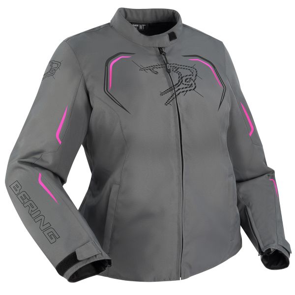 Cazadora moto Bering Lady Dundy QS Grey Fuchsia