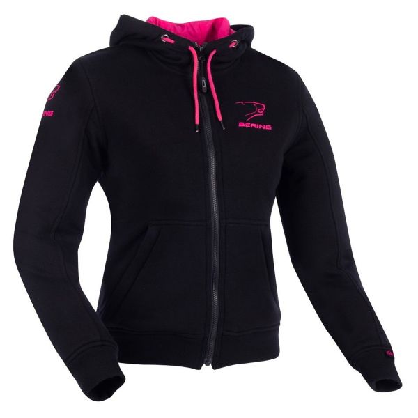 Cazadora moto Bering Lady Hoodiz 2 Black Fuchsia