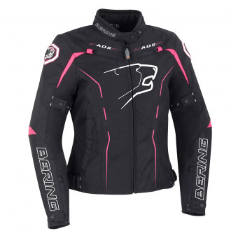 Cazadora moto Bering Lady Kaloway Black Fuchsia