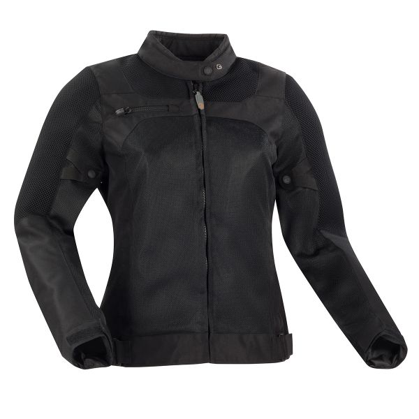 Cazadora moto Bering Lady Malibu Black Grey