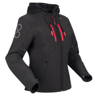 Cazadora moto Bering Lady Rotor Black