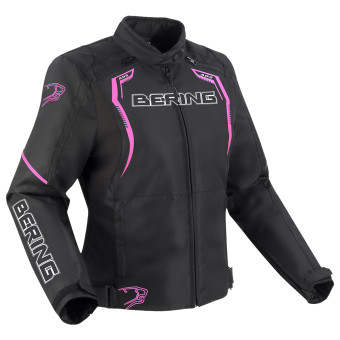Cazadora moto Bering Lady Sweek Black Fuchsia