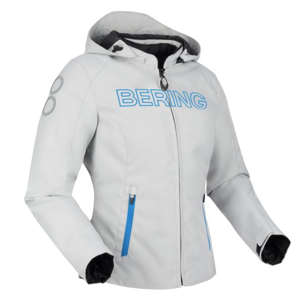 Cazadora moto Bering Lady Warwick Grey Blue