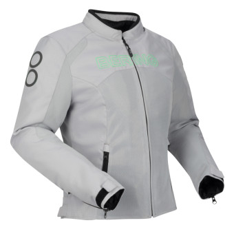 Cazadora moto Bering Lady Zao Grey Green