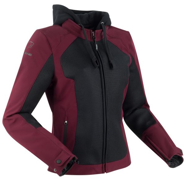 Cazadora moto Bering Lady Zenith Prune