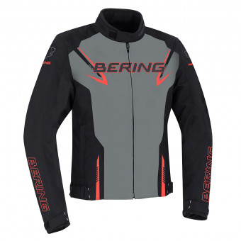 Cazadora moto Bering Maceo Black Grey Red
