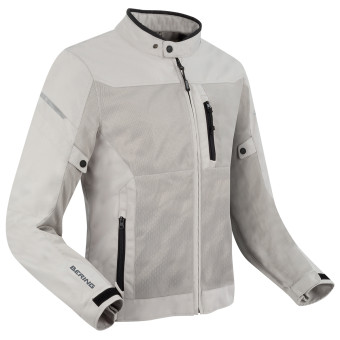 Cazadora moto Bering Ozone Silver