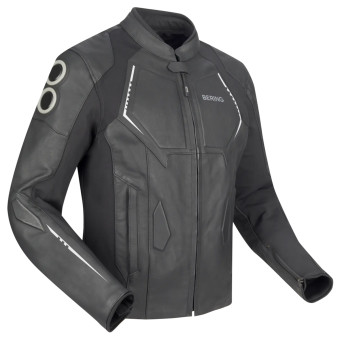 Cazadora moto Bering Radial Black White