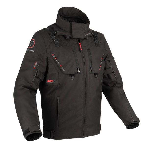 Cazadora moto Bering Skogar Black