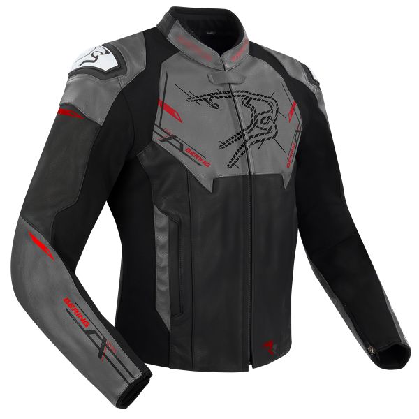 Cazadora moto Bering Snap Black Grey Cazadora moto Bering Snap Black Grey