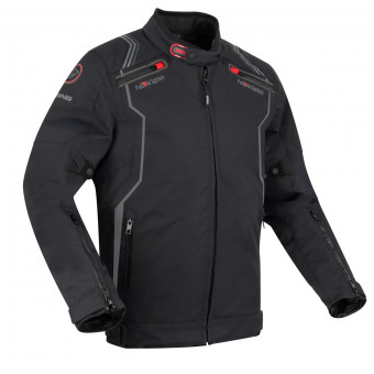 Cazadora moto Bering Stroke Black
