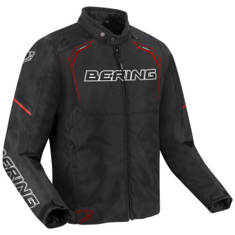 Cazadora moto Bering Sweek Black White Red