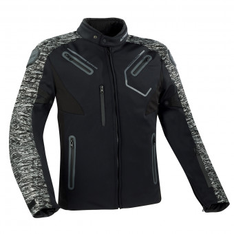 Cazadora moto Bering Voltor Black Grey