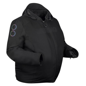 Cazadora moto Bering Warwick King Size Black