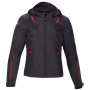 Cazadora moto Bering Wing Negro Rojo