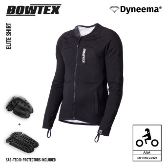 Cazadora moto Bowtex Elite Shirt V2 Black