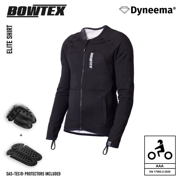 Cazadora moto Bowtex Elite Shirt V2 Black