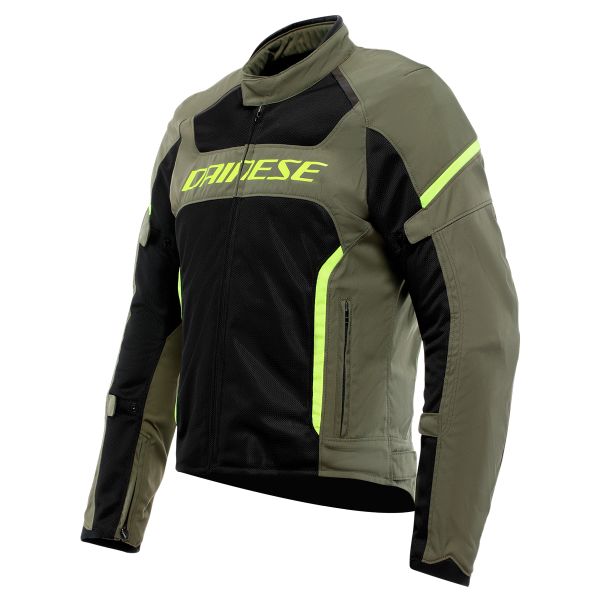 Cazadora moto Dainese Air Frame 3 Verde Ejército Negro Amarillo Fluo Cazadora moto Dainese Air Frame 3 Verde Ejército Negro Amarillo Fluo