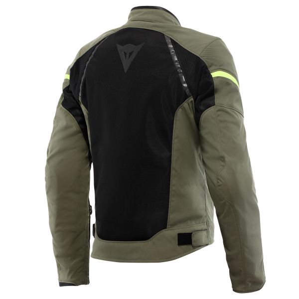 Dainese Air Frame 3 Verde Ejército Negro Amarillo Fluo