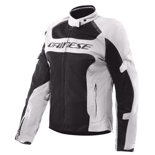 Cazadora moto Dainese Air Frame 3 Tex Mujer Gris claro Negro