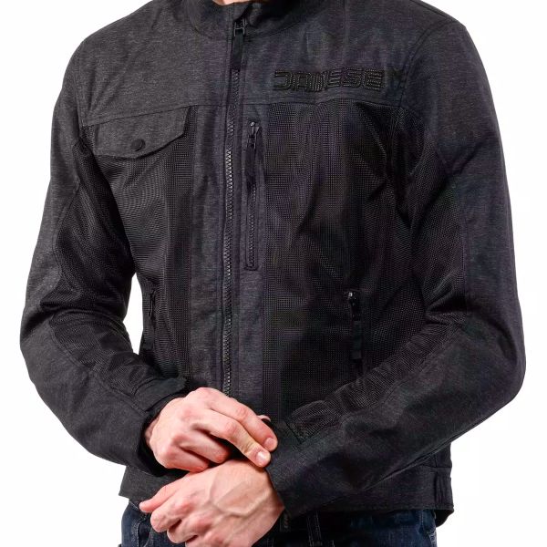 Dainese Alfama Air Tex Gris Oscuro Negro