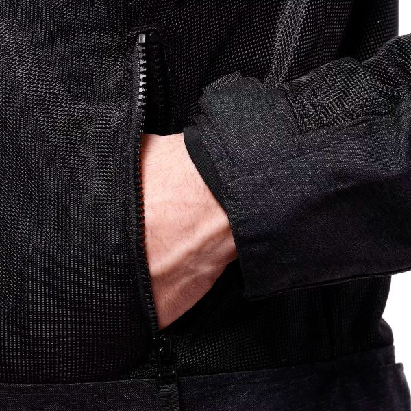 Dainese Alfama Air Tex Gris Oscuro Negro