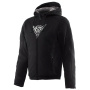 Cazadora moto Dainese Bovisa Safety Hoodie Full Zip Black White