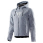 Cazadora moto Dainese Bovisa Safety Hoodie Full Zip Grey Melange Black
