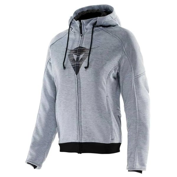 Cazadora moto Dainese Daemon-X Safety Hoodie Full Zip Woman Grey Melange