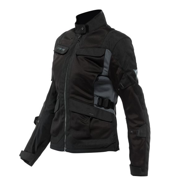 Cazadora moto Dainese Desert Lady Tex Black Ebony
