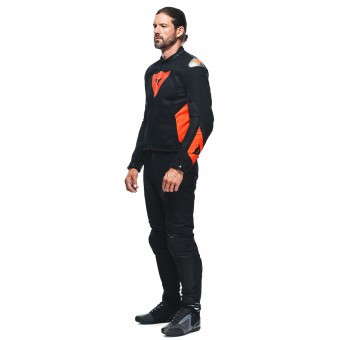 Dainese Energyca Air Tex Black Fluo Red