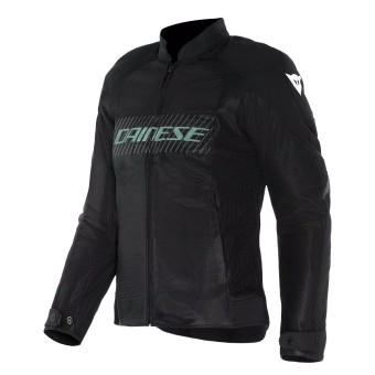 Cazadora moto Dainese Herosphere Air Tex Woman Black Gray Light Green