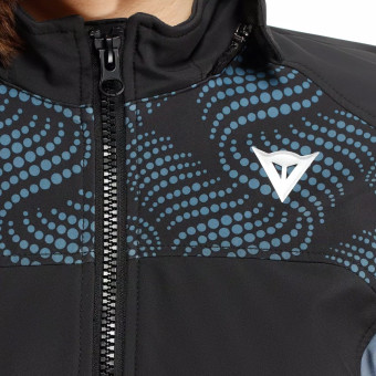 Dainese Ignite 2 Tex Mujer Negro Azul Espejismo