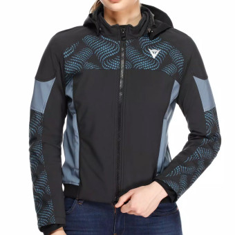 Dainese Ignite 2 Tex Mujer Negro Azul Espejismo