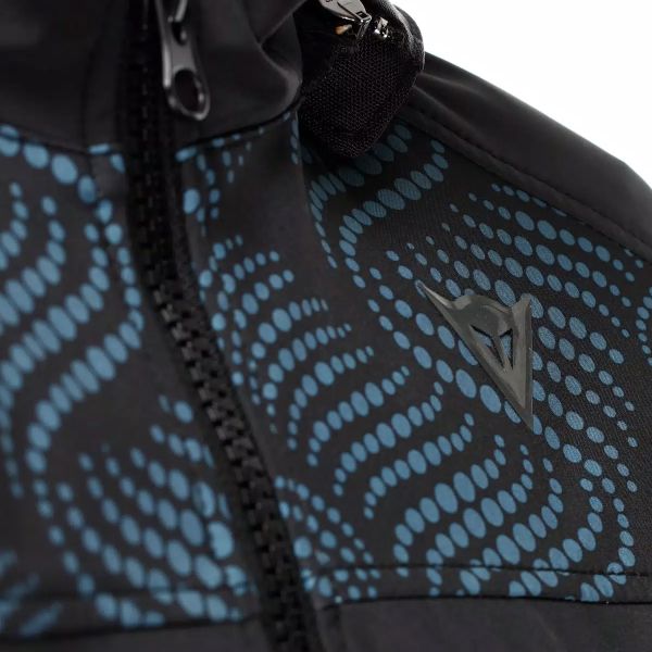 Dainese Ignite 2 Tex Mujer Negro Azul Espejismo