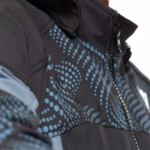 Dainese Ignite 2 Tex Mujer Negro Azul Espejismo