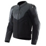 Cazadora moto Dainese Iperattiva Leather Tex Black