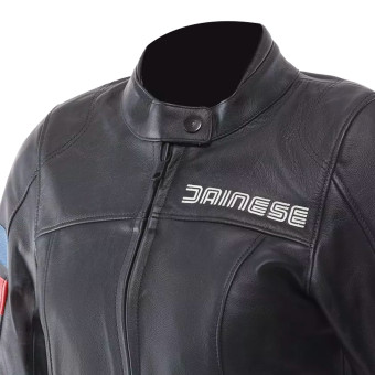 Dainese Leggenda Cuero Mujer Negro