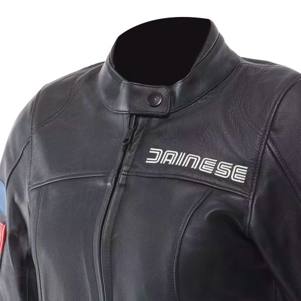Dainese Leggenda Cuero Mujer Negro