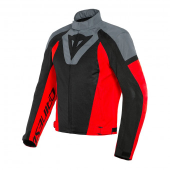 Cazadora moto Dainese Levante Air Black Charcoal Grey Lava Red