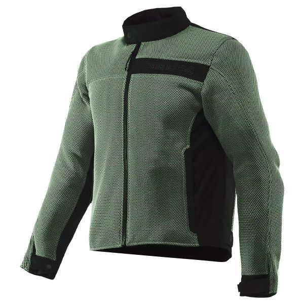 Cazadora moto Dainese Lisbona Air Tex Iceberg Verde Negro