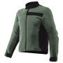 Cazadora moto Dainese Lisbona Air Tex Iceberg Verde Negro