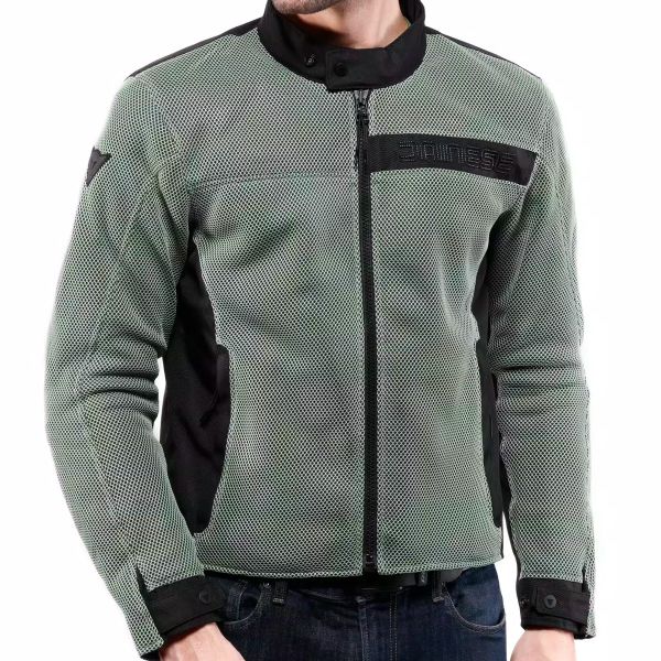 Dainese Lisbona Air Tex Iceberg Verde Negro