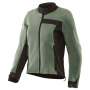 Cazadora moto Dainese Lisbona Air Tex Mujer Iceberg Verde Negro