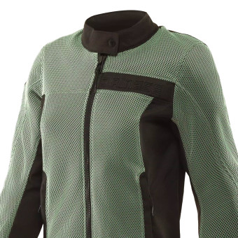 Dainese Lisbona Air Tex Mujer Iceberg Verde Negro