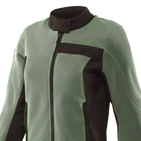 Dainese Lisbona Air Tex Mujer Iceberg Verde Negro