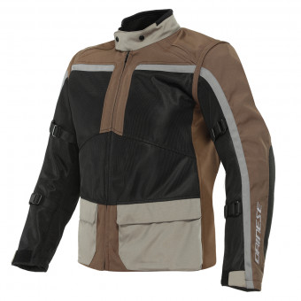 Cazadora moto Dainese Outlaw Tex Black Carafe Walnut Charcoal