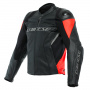 Cazadora moto Dainese Racing 4 Black Fluo Red